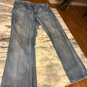 Men's Light Blue Bootcut Jeans